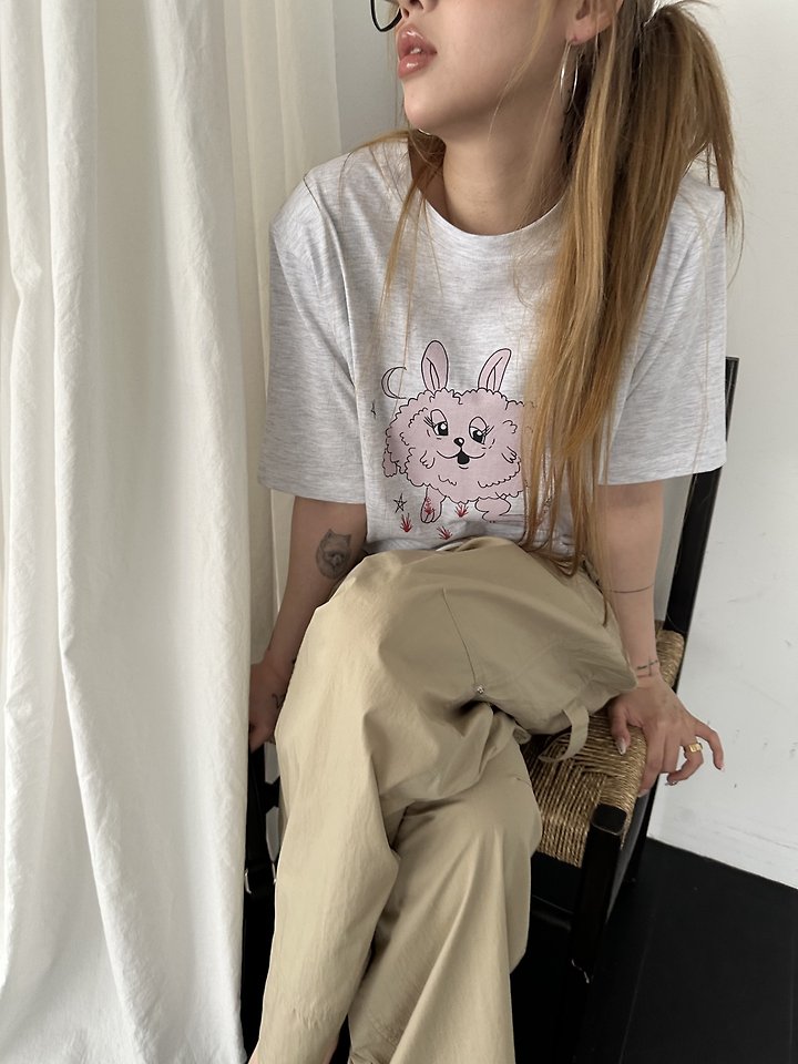 Dress U - Korean Women Fashion - #momslook - Monggeuli Pad Tee - 7