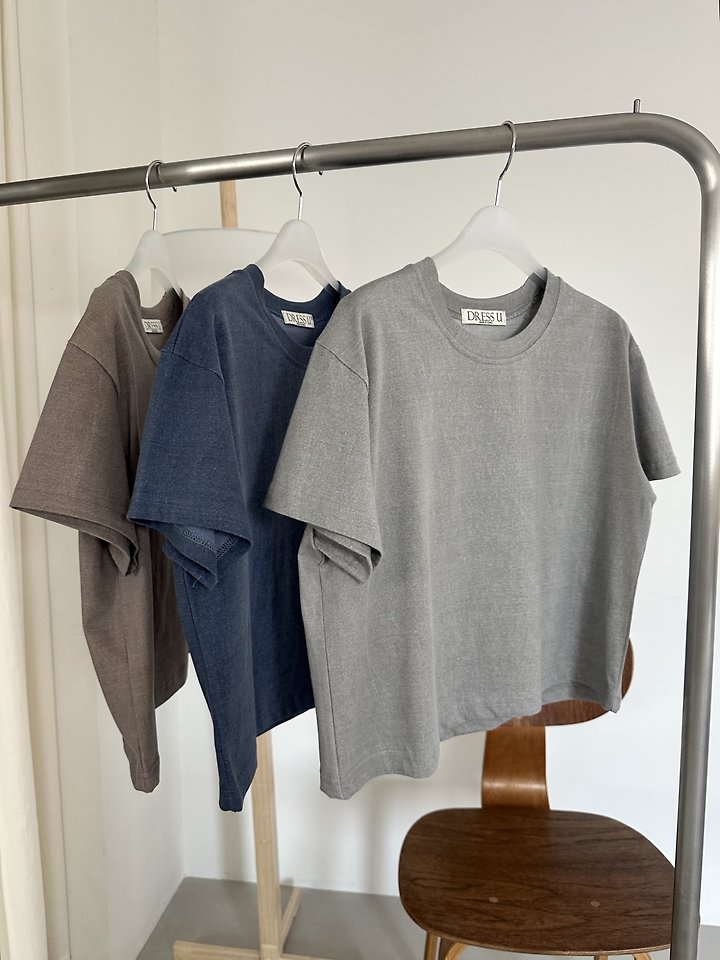 Dress U - Korean Women Fashion - #momslook - Pigment Crop Tee