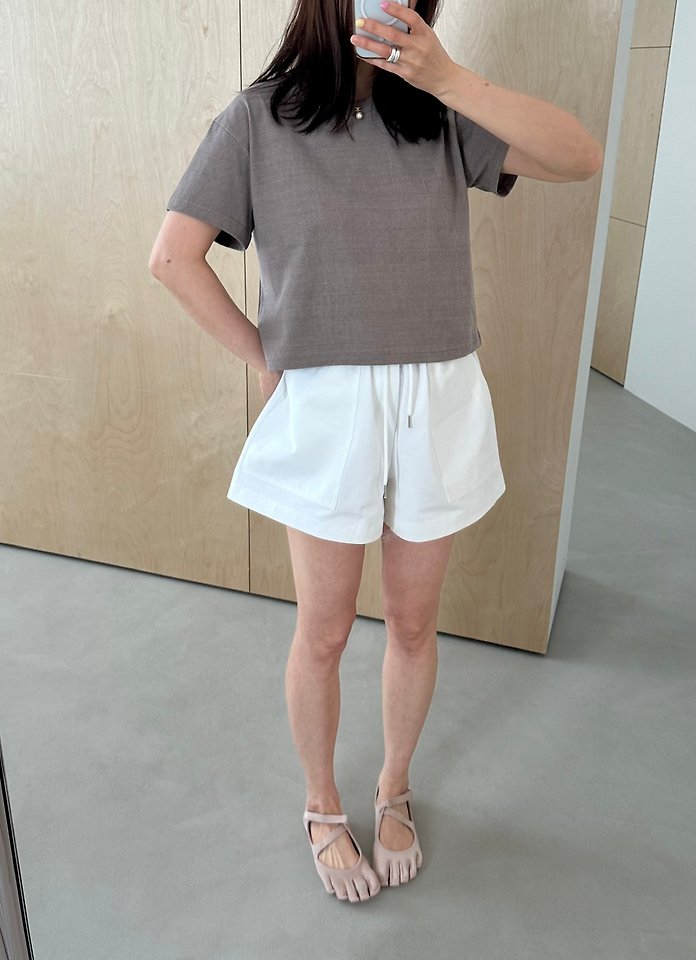 Dress U - Korean Women Fashion - #momslook - Pigment Crop Tee - 12