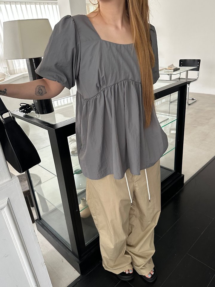 Dress U - Korean Women Fashion - #momslook - Gurum Puff Blouse
