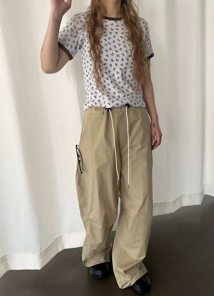 Dress U - Korean Women Fashion - #momslook - Bear Ringer Tee - 8