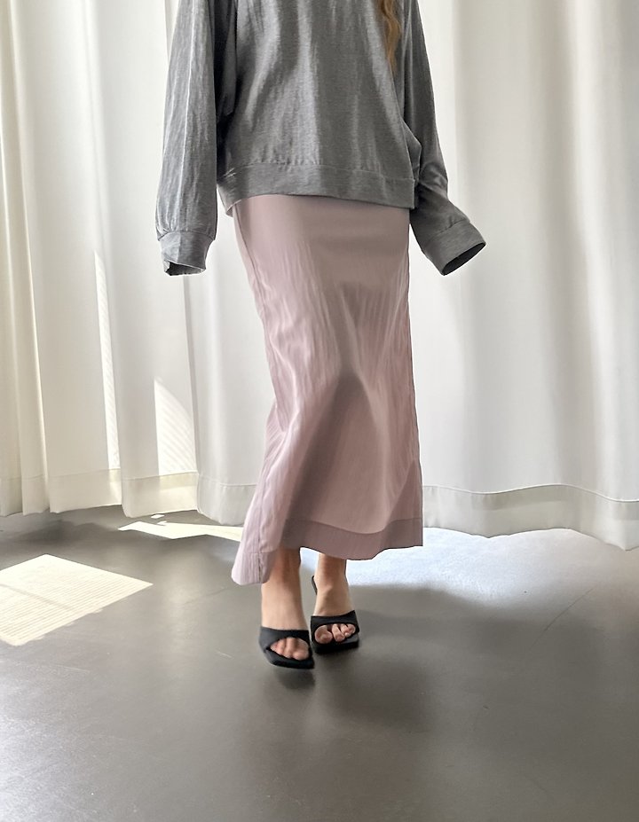 Dress U - Korean Women Fashion - #momslook - Clean Slit Long Skirt - 12