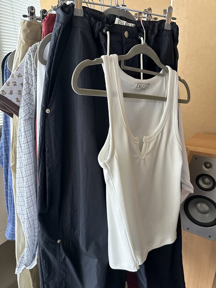 Dress U - Korean Women Fashion - #momslook - Soft V-Neck Sleeveless Top - 6