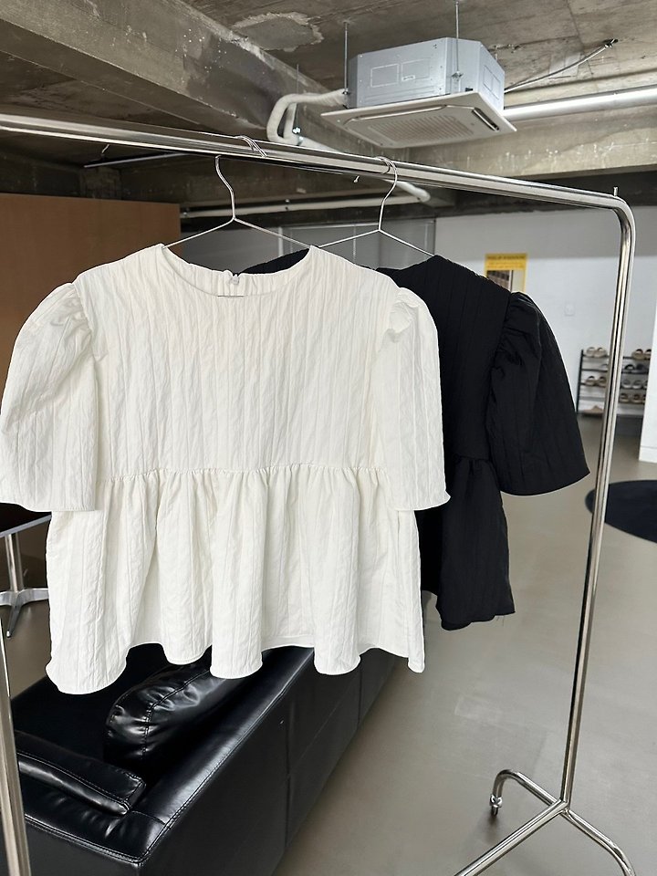 Dress U - Korean Women Fashion - #momslook - Juju Puff Blouse