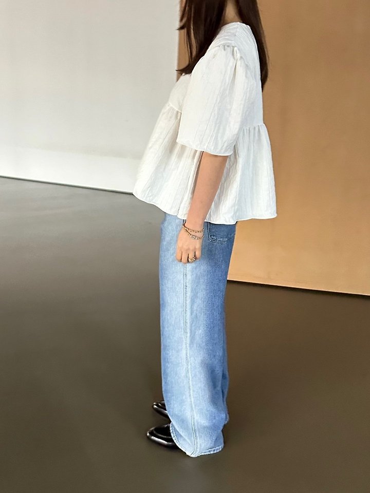Dress U - Korean Women Fashion - #momslook - Juju Puff Blouse - 11