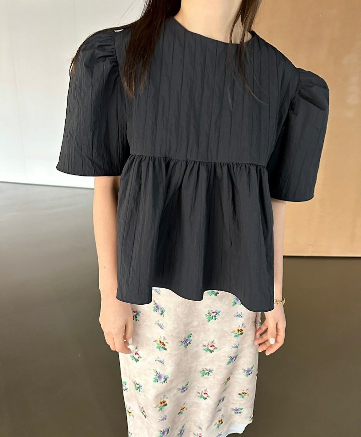 Dress U - Korean Women Fashion - #momslook - Juju Puff Blouse - 5