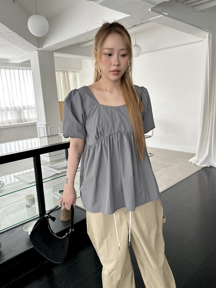 Dress U - Korean Women Fashion - #pursuepretty - Gurum Puff Blouse - 5