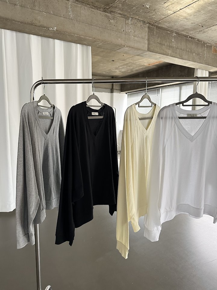 Dress U - Korean Women Fashion - #pursuepretty - Cooling V-Box Tee