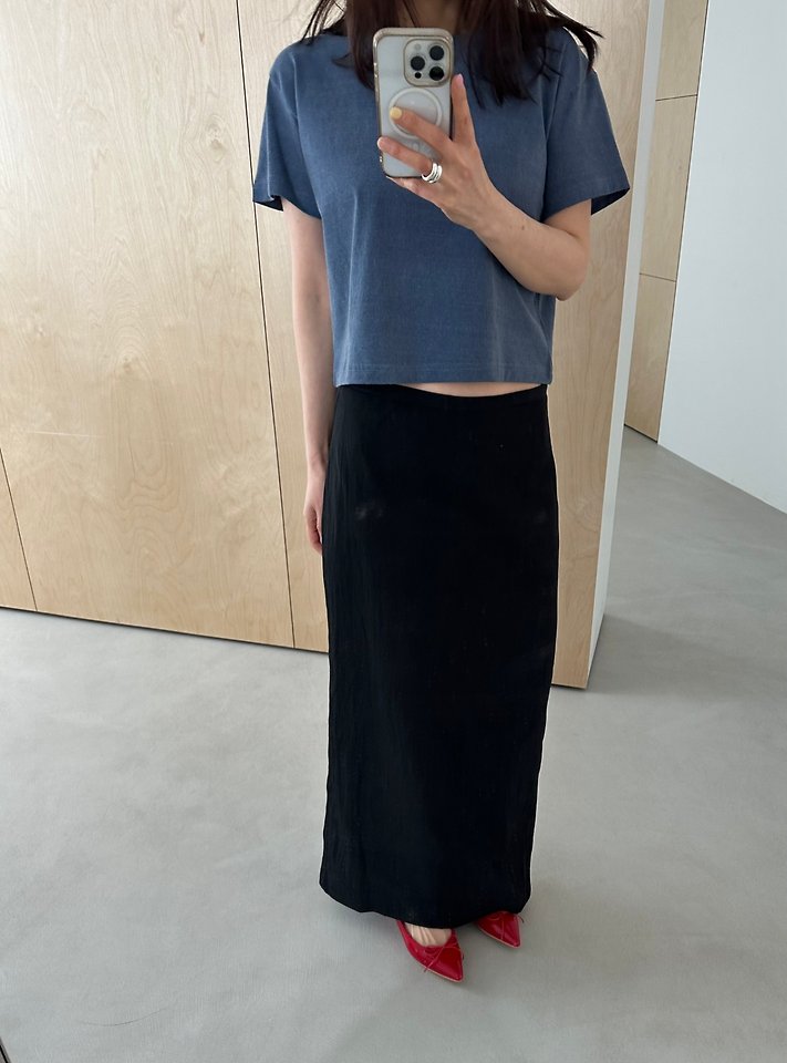Dress U - Korean Women Fashion - #restrostyle - Pigment Crop Tee - 7