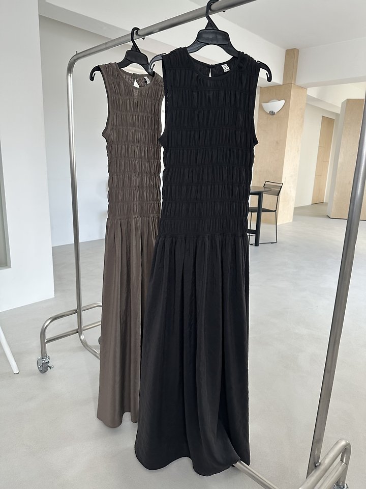 Dress U - Korean Women Fashion - #romanticstyle - Smocked Modal One-piece - 9
