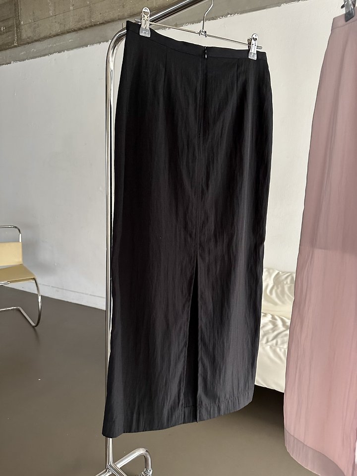 Dress U - Korean Women Fashion - #romanticstyle - Clean Slit Long Skirt - 2