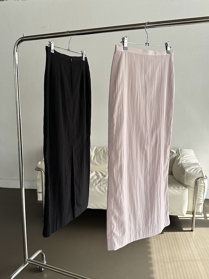 Dress U - Korean Women Fashion - #shopsmall - Clean Slit Long Skirt - 3