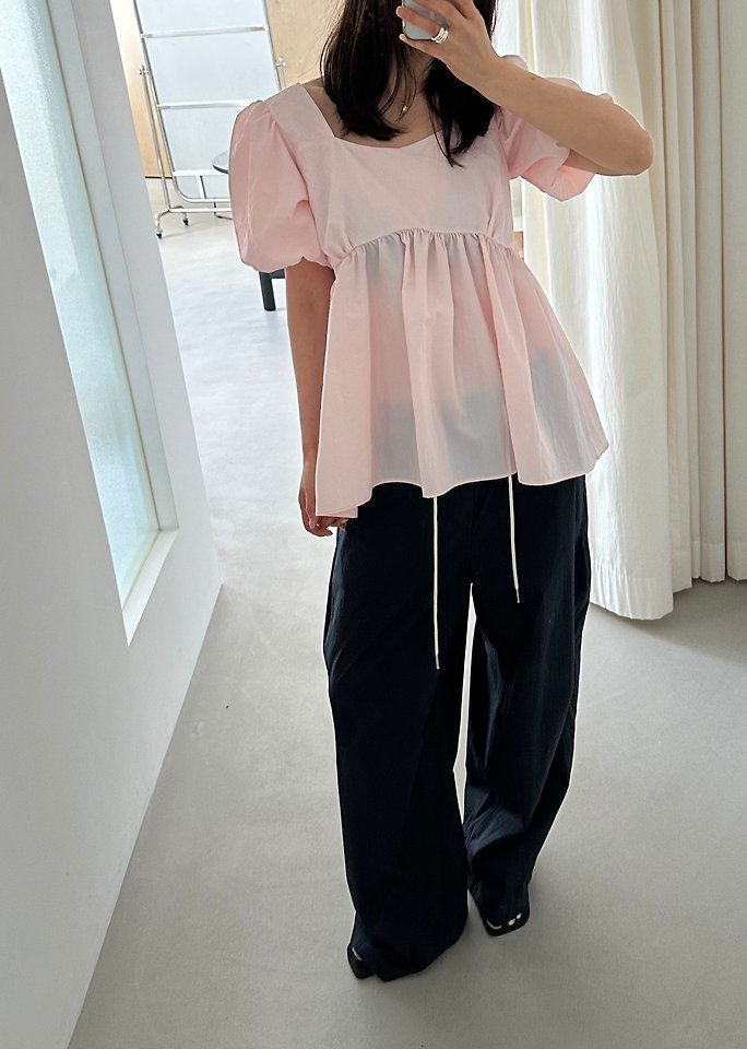 Dress U - Korean Women Fashion - #thatsdarling - Gurum Puff Blouse - 9