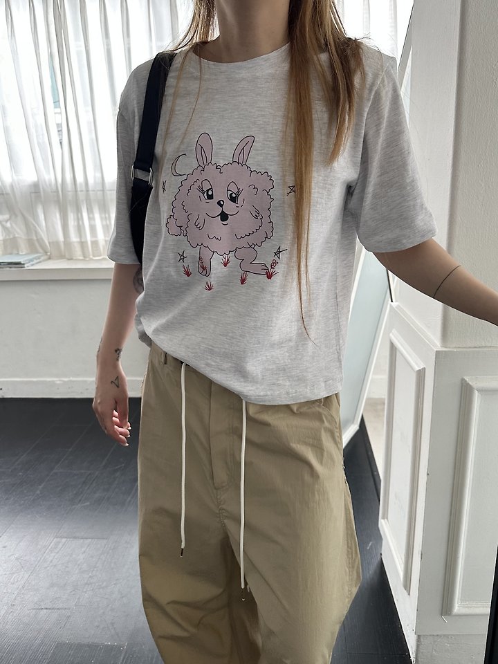 Dress U - Korean Women Fashion - #vintageinspired - Monggeuli Pad Tee - 9
