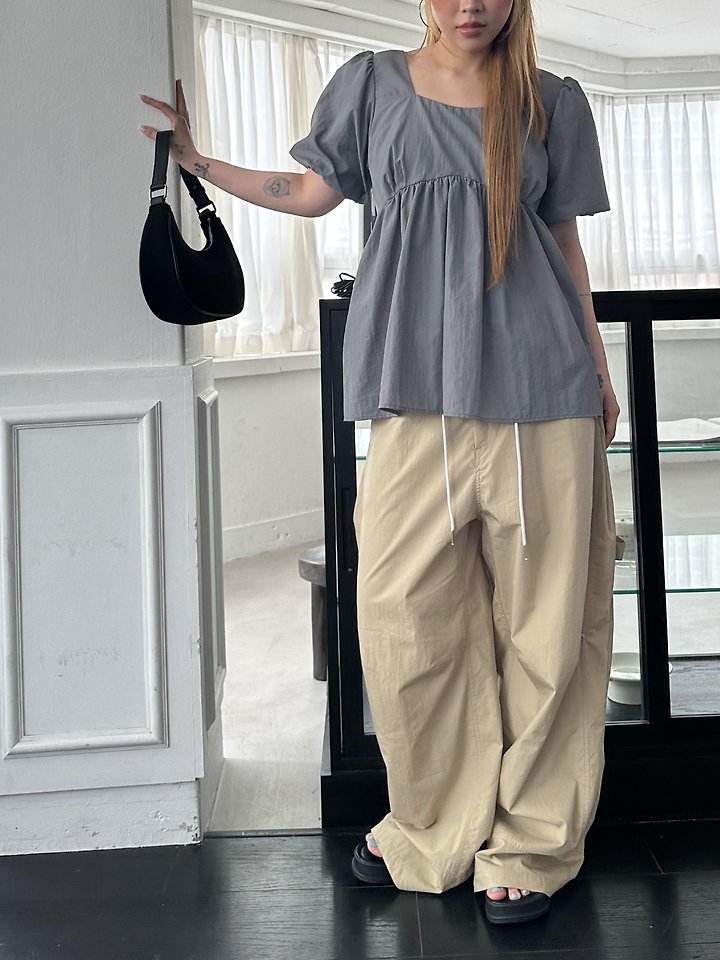 Dress U - Korean Women Fashion - #vintageinspired - Gurum Puff Blouse - 4