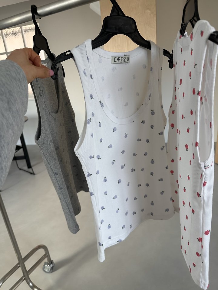 Dress U - Korean Women Fashion - #vintagekidsstyle - Rose Ribbed Top - 3