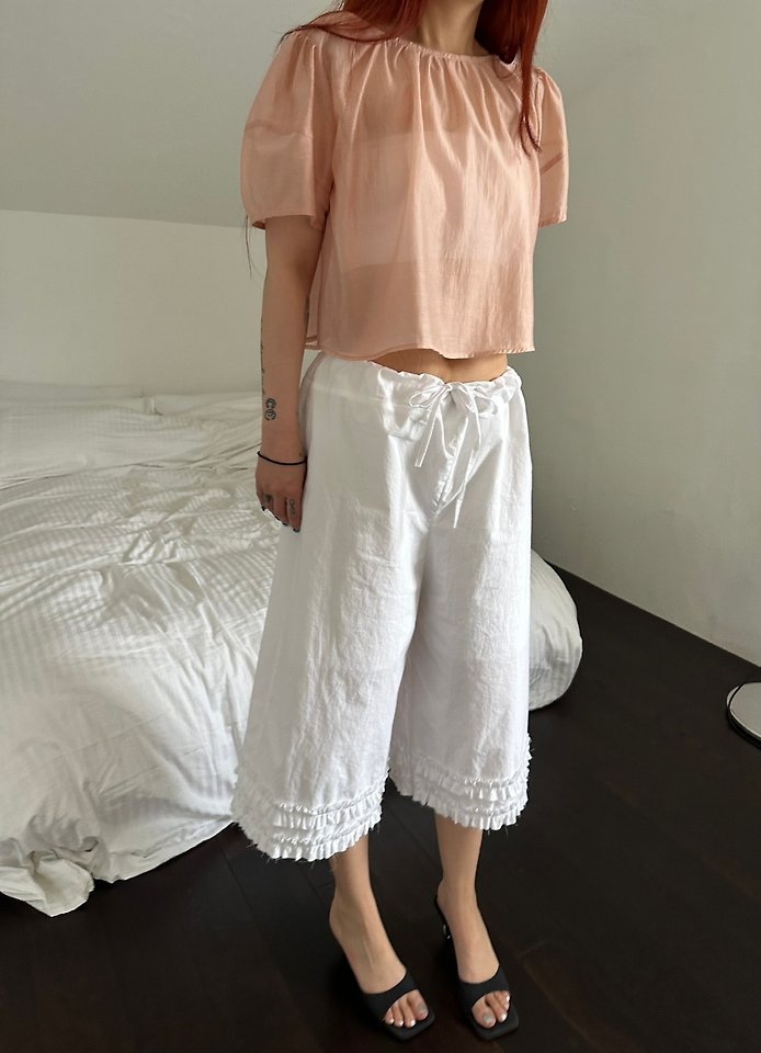 Dress U - Korean Women Fashion - #womensfashion - Frill Sherbet Pants