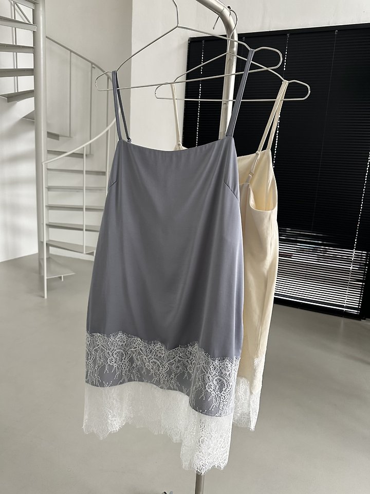 Dress U - Korean Women Fashion - #womensfashion - Glossy Lace One-piece