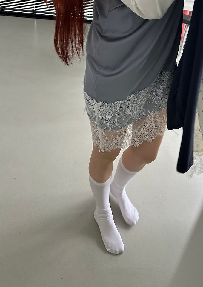 Dress U - Korean Women Fashion - #womensfashion - Glossy Lace One-piece - 9
