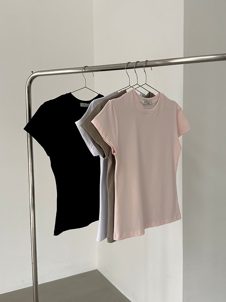 Dress U - Korean Women Fashion - #womensfashion - Compact Silhouette Tee - 5