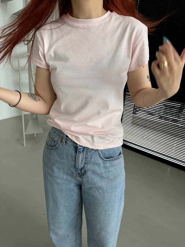 Dress U - Korean Women Fashion - #womensfashion - Compact Silhouette Tee - 7