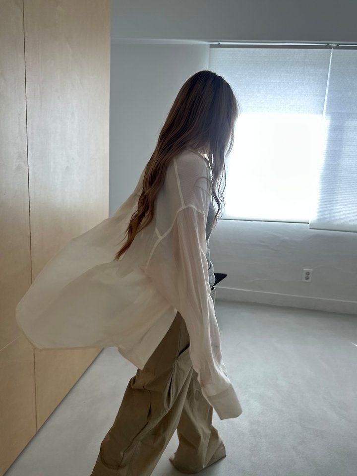 Dress U - Korean Women Fashion - #momslook - Natural Low Shirt - 4