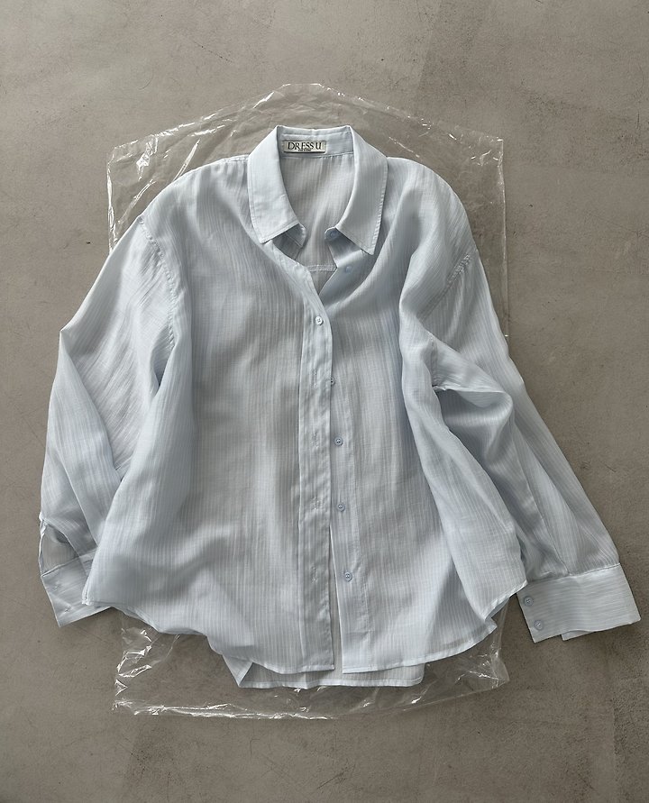 Dress U - Korean Women Fashion - #womensfashion - Natural Low Shirt