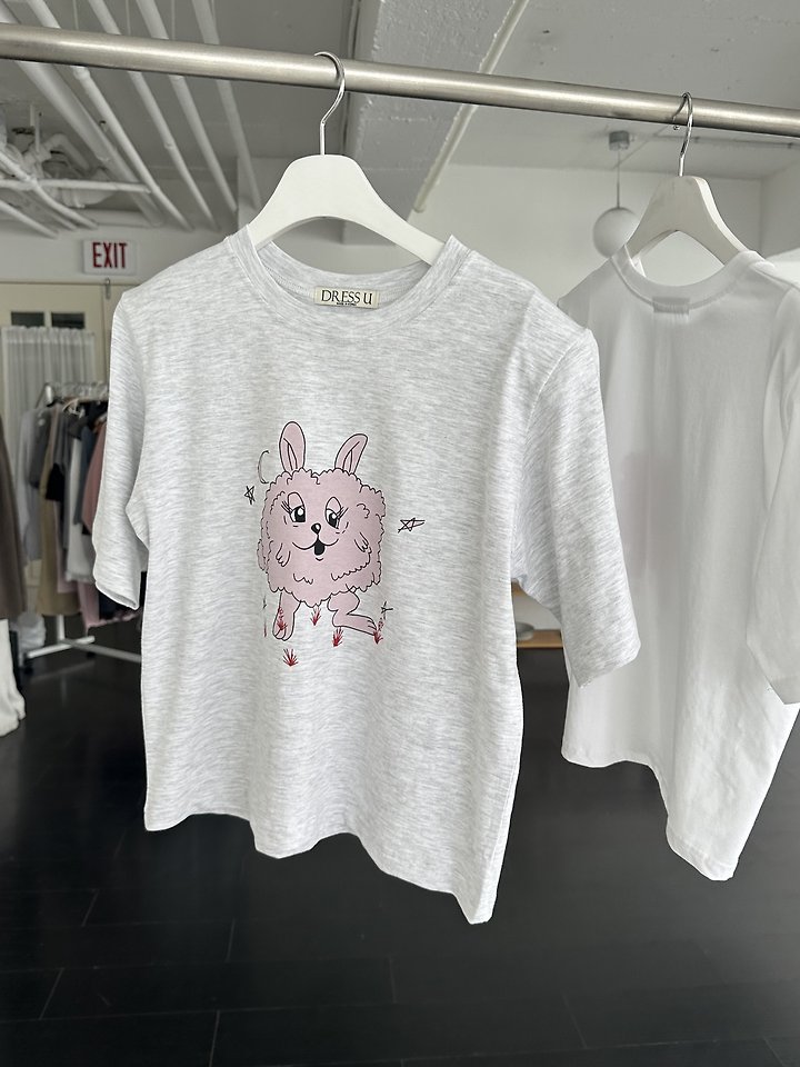 Dress U - Korean Women Fashion - #womensfashion - Monggeuli Pad Tee - 2