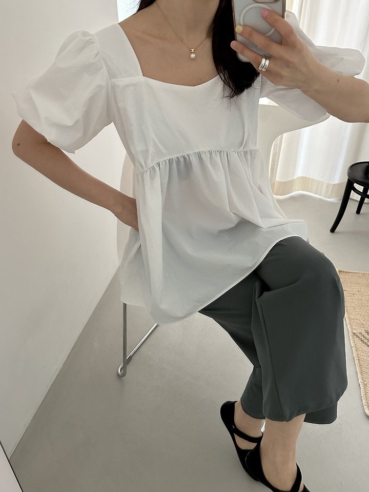 Dress U - Korean Women Fashion - #womensfashion - Gurum Puff Blouse - 12