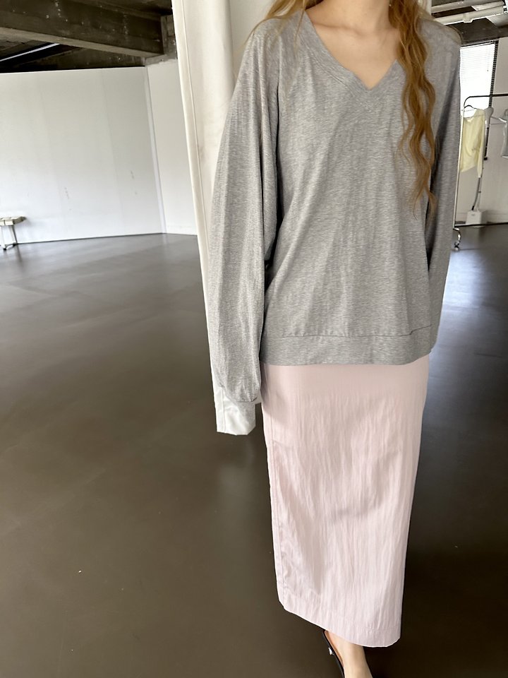Dress U - Korean Women Fashion - #womensfashion - Cooling V-Box Tee - 10