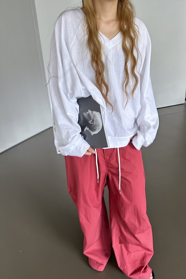 Dress U - Korean Women Fashion - #womensfashion - Cooling V-Box Tee - 12