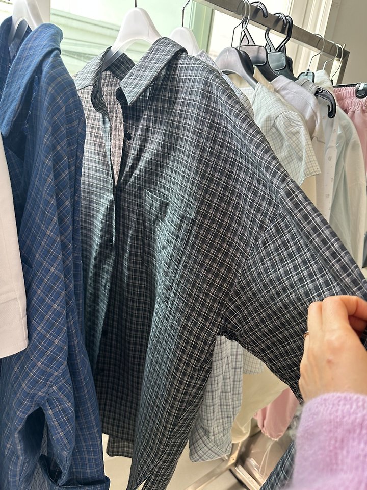 Dress U - Korean Women Fashion - #womensfashion - Picnic Check Shirt