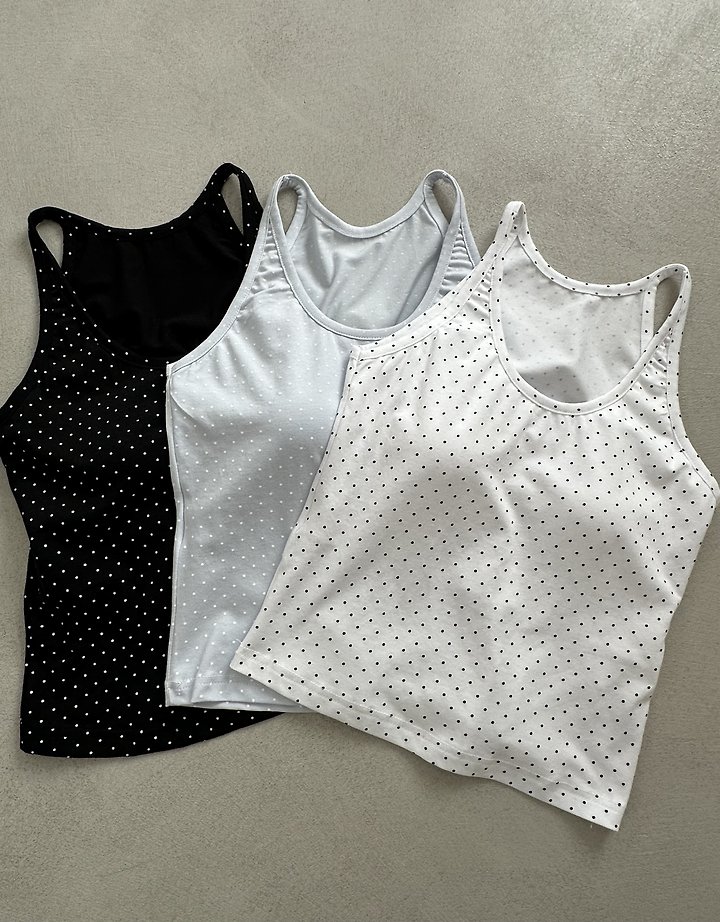 Dress U - Korean Women Fashion - #womensfashion - Dot Bra Top