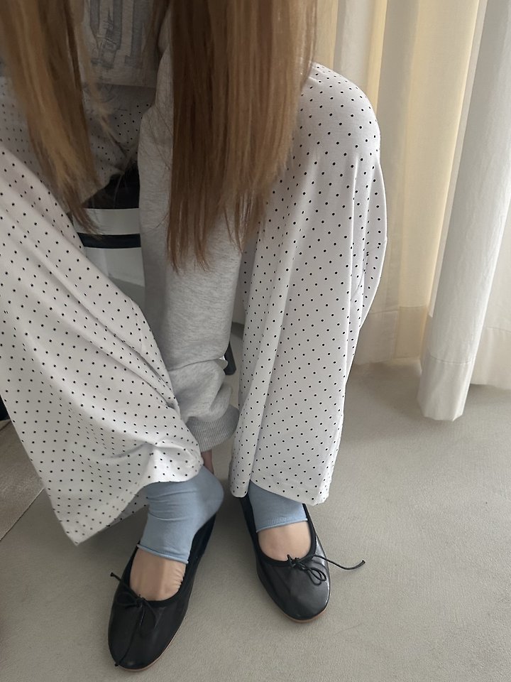 Dress U - Korean Women Fashion - #womensfashion - Dot Wide Pants - 10