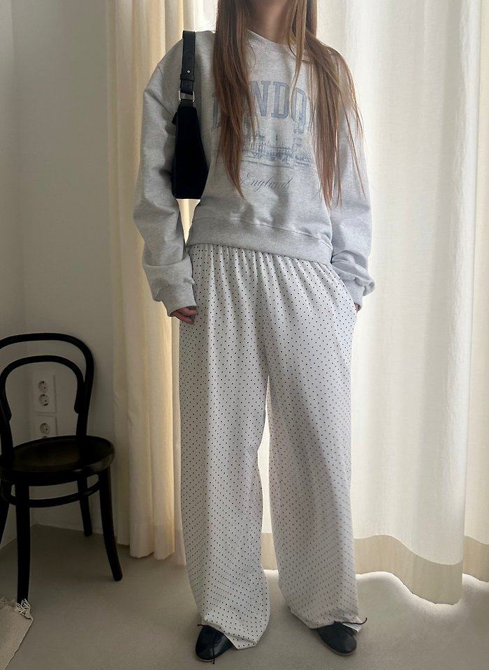 Dress U - Korean Women Fashion - #womensfashion - Dot Wide Pants - 8