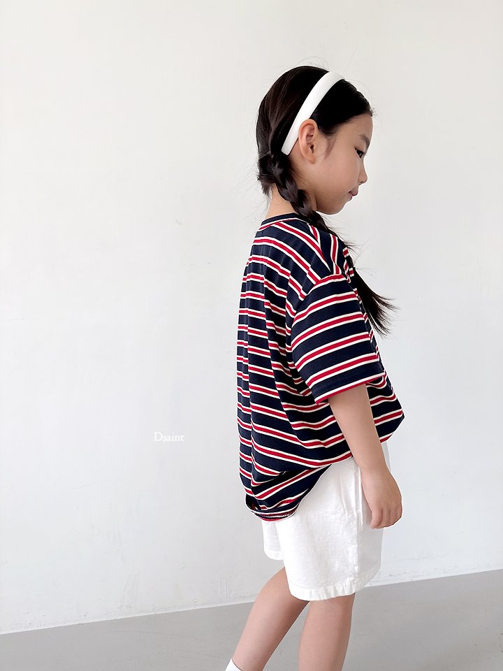 Dsaint - Korean Children Fashion - #Kfashion4kids - Emotional Stripe Tee - 10