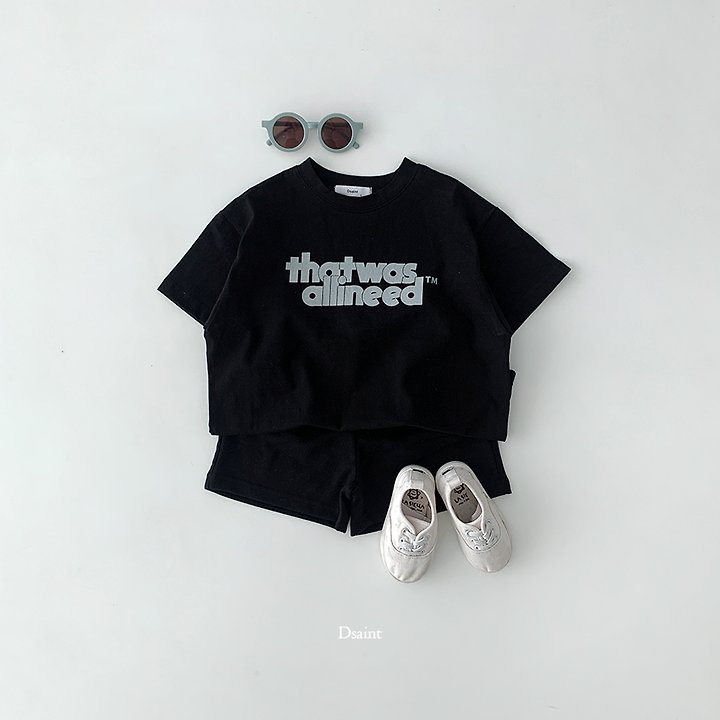 Dsaint - Korean Children Fashion - #Kfashion4kids - That's Words Tee - 8
