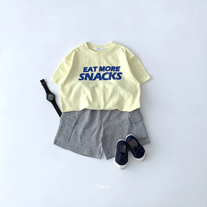 Dsaint - Korean Children Fashion - #Kfashion4kids - More Snacks Tee - 5