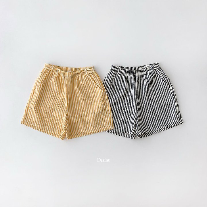 Dsaint - Korean Children Fashion - #Kfashion4kids - Effortless Style Stripe Shorts - 3