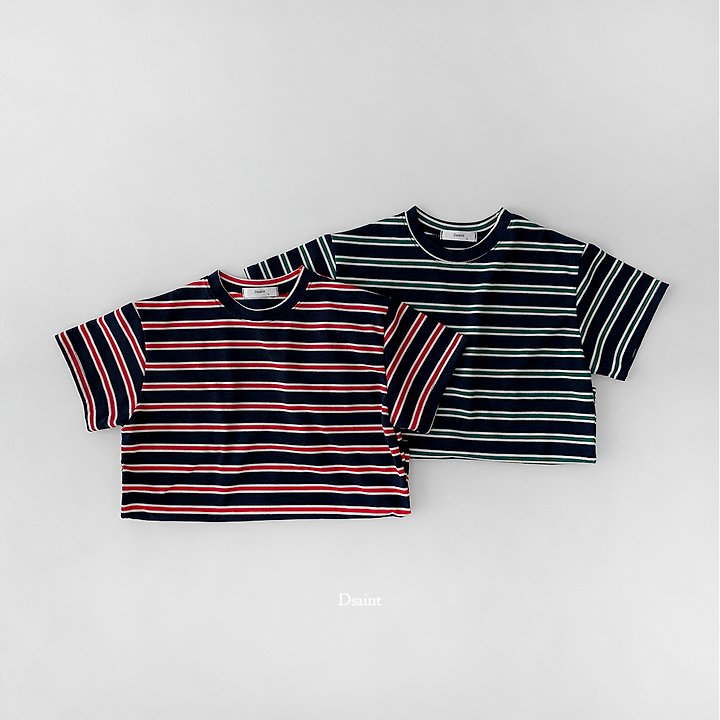 Dsaint - Korean Children Fashion - #childofig - Emotional Stripe Tee
