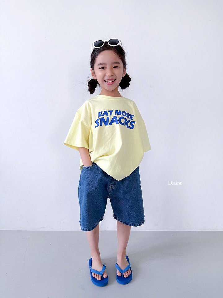 Dsaint - Korean Children Fashion - #childofig - More Snacks Tee - 10