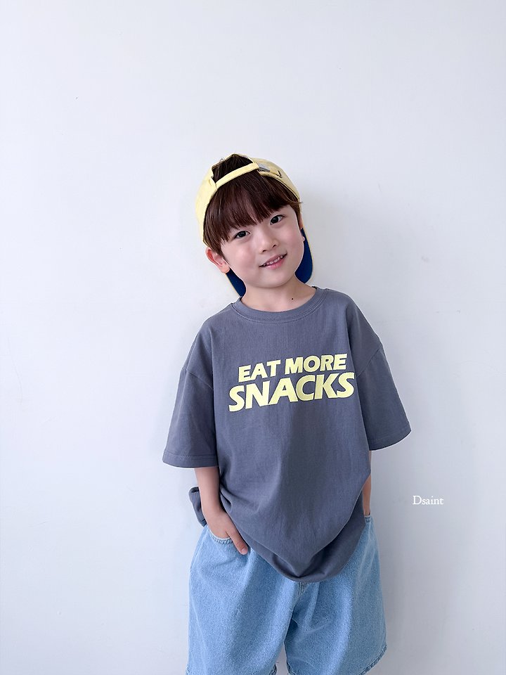 Dsaint - Korean Children Fashion - #childofig - More Snacks Tee - 11