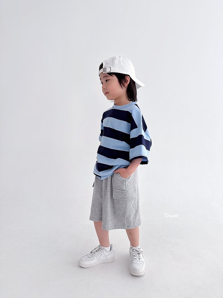 Dsaint - Korean Children Fashion - #childofig - Mega Stripe Tee - 8