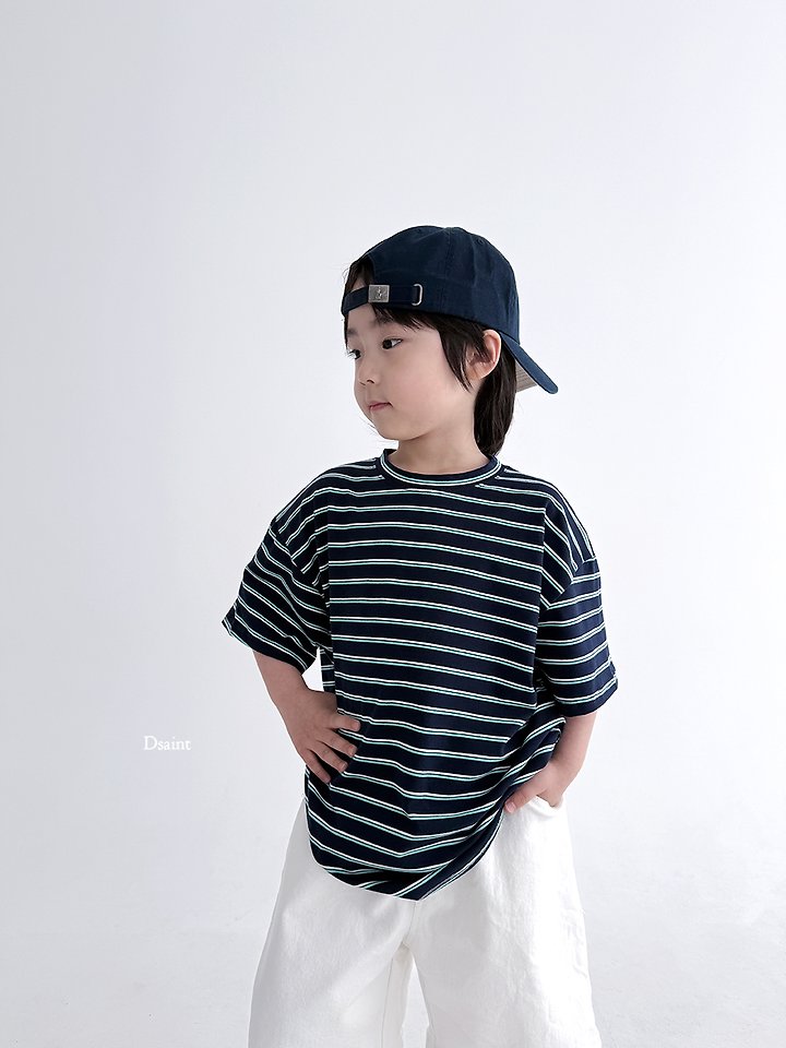 Dsaint - Korean Children Fashion - #childofig - Toms Stripe Tee - 11