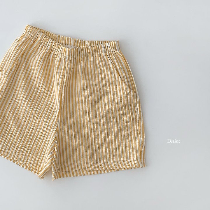 Dsaint - Korean Children Fashion - #childofig - Effortless Style Stripe Shorts - 9