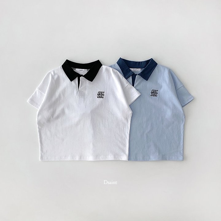 Dsaint - Korean Children Fashion - #prettylittlegirls - Fixed Time Collar Tee - 4
