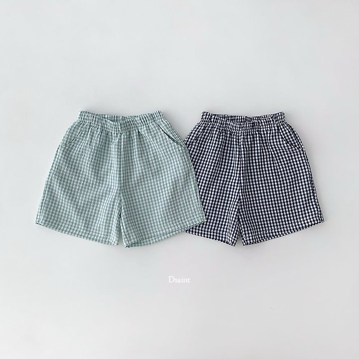 Dsaint - Korean Children Fashion - #childofig - Yum Yum Check Shorts