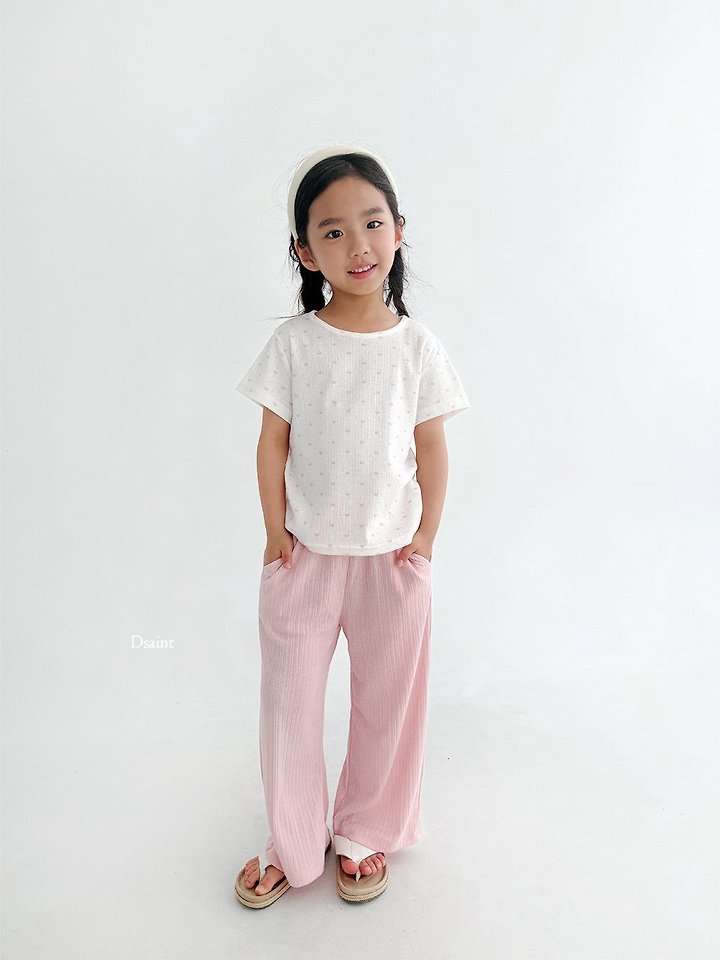 Dsaint - Korean Children Fashion - #childofig - Mini Heart Tee - 9
