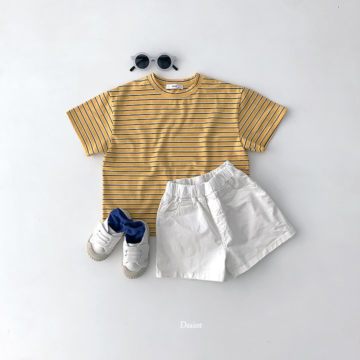 Dsaint - Korean Children Fashion - #childrensboutique - Ppum Ppum Stripe Tee - 3