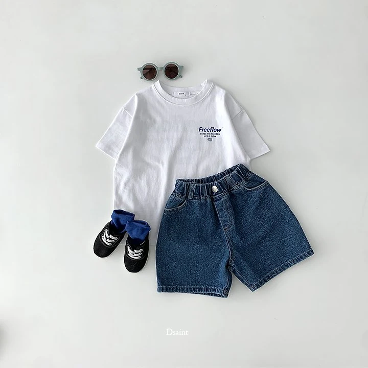 Dsaint - Korean Children Fashion - #childrensboutique - Free Flower Tee - 5